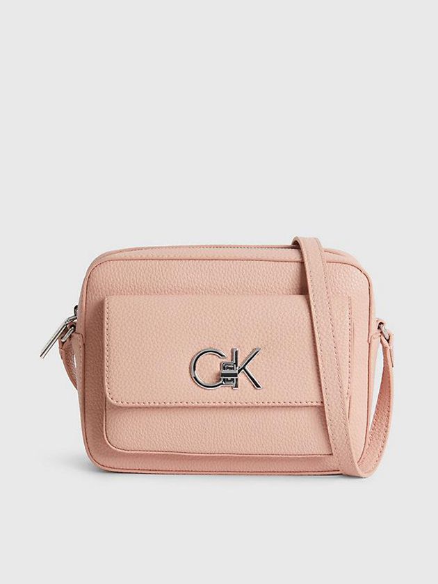 Calvin Klein USA Recycled Crossbody Womens Bag Pink 8953172-PZ